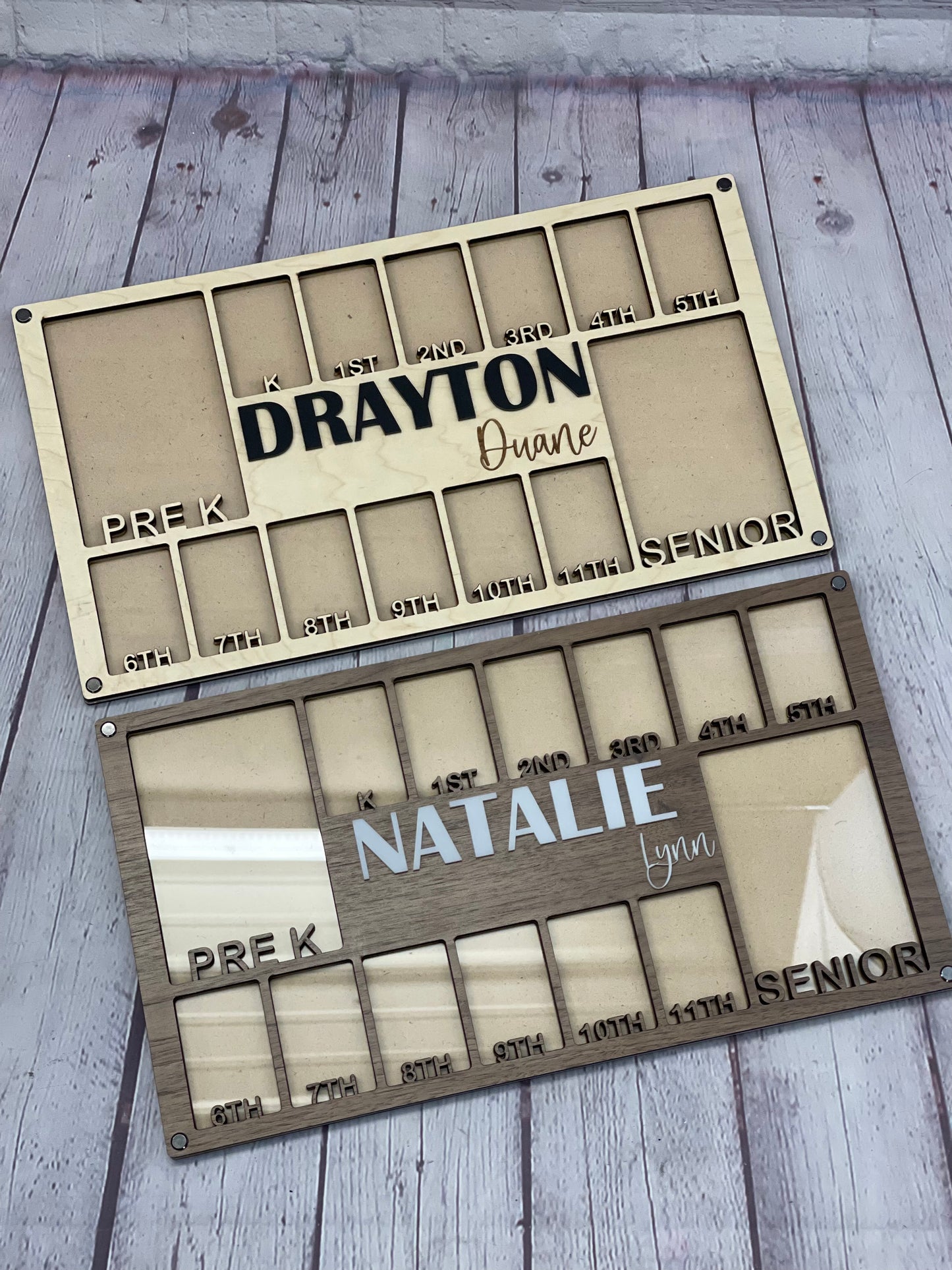 School Years Picture Frame | Pre K to Graduation Picture Frame | Grade School Photo Frame