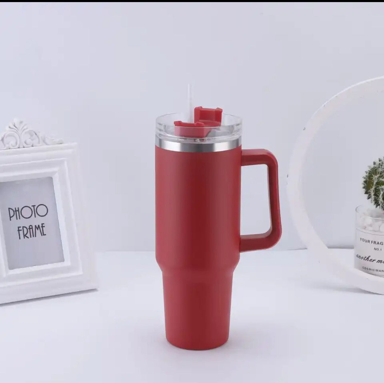 Personalized Name Floral Engraved Tumbler | 40 Ounce Tumbler | Monogramed Water Bottle | Mothers Day Gift | Teen Gift | New Mom Gift