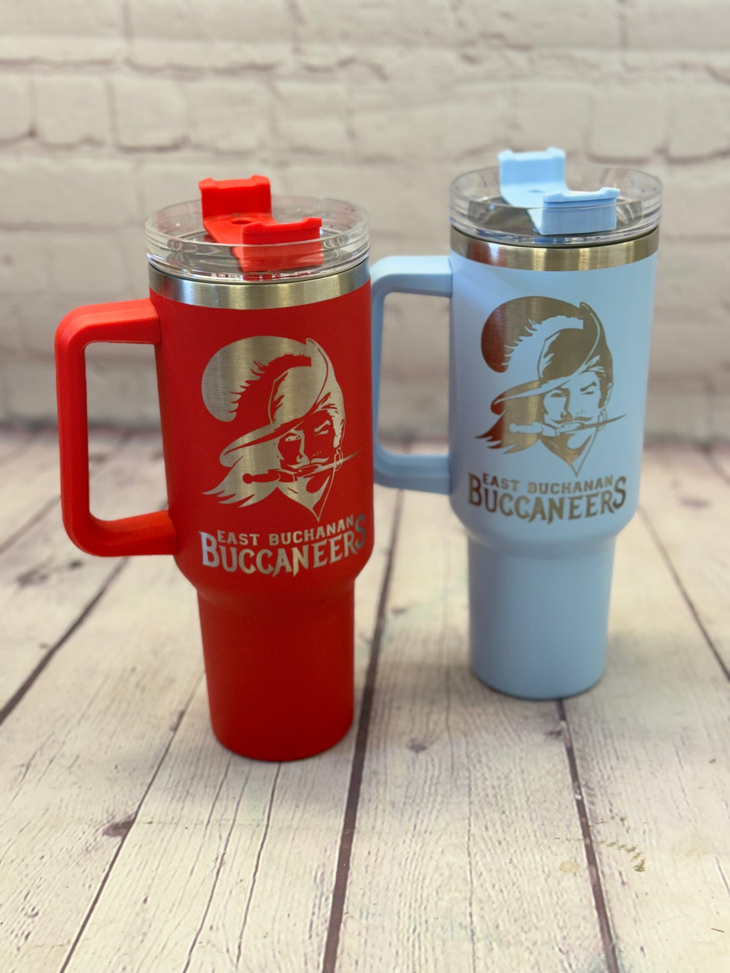 East Buchanan 40oz Tumbler w/straw