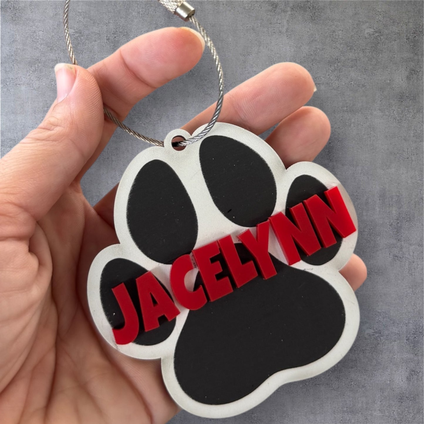 Nashua-Plainfield Huskies Backpack Tag