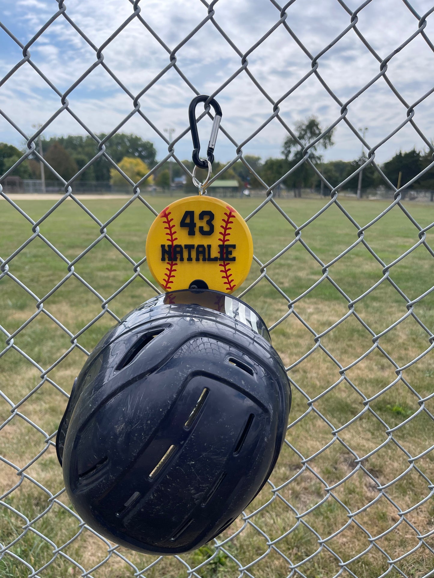 Personalized Softball Helmet Holder | Softball Hemet Hook | Softball Player Gift | Softball Helmet