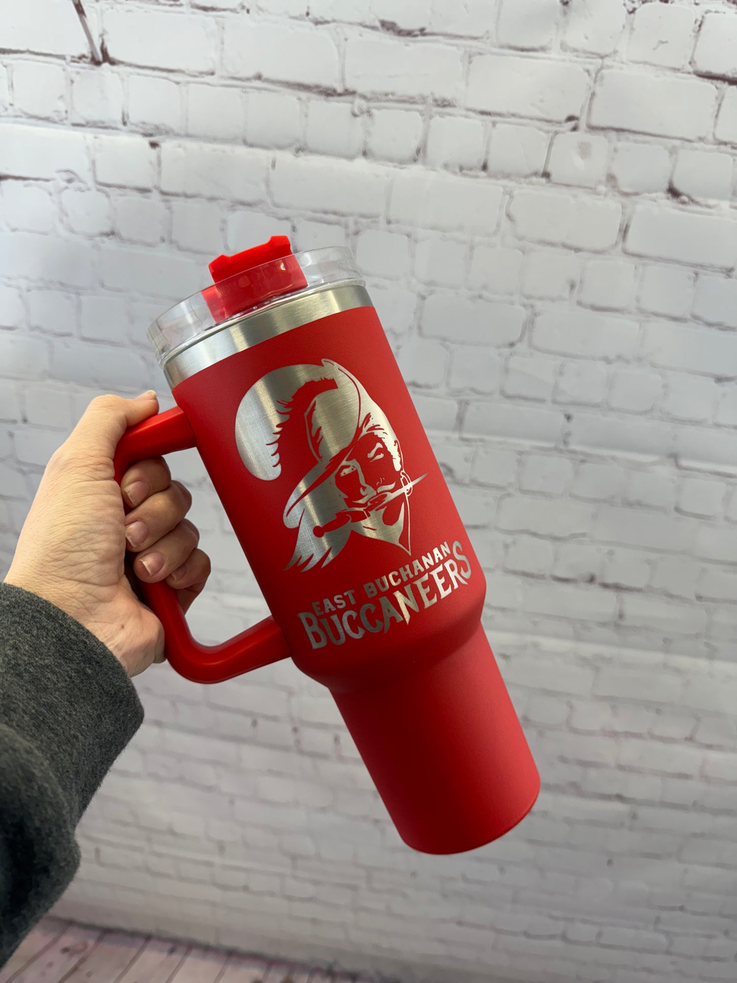 East Buchanan 40oz Tumbler w/straw