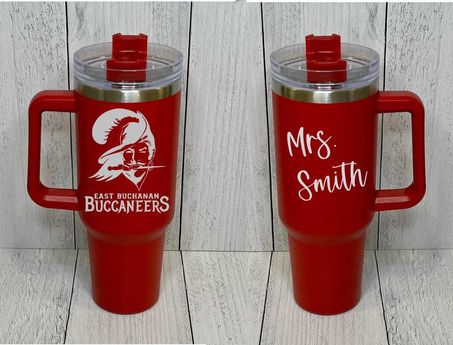 East Buchanan 40oz Tumbler w/straw
