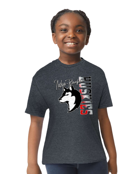 Nashua-Plainfield Huskies Vertical Graphic Tee – Adult & Youth Sizes