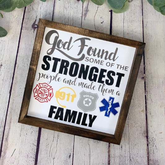 God Found Some Of The Strongest People And Made Them A Family | Thin Red Line | Thin Blue Line | Thin Yellow Line |  Thin White Line