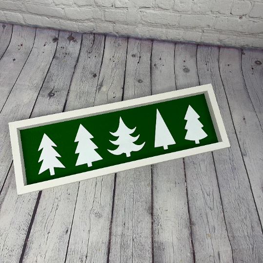 Christmas Tree Farmhouse Sign | Christmas Decor | Holiday Decor | Modern Christmas Decor | 3D Christmas Sign