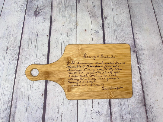 Recipe for a Special Mom Personalized Bamboo Cutting Board - 14x18