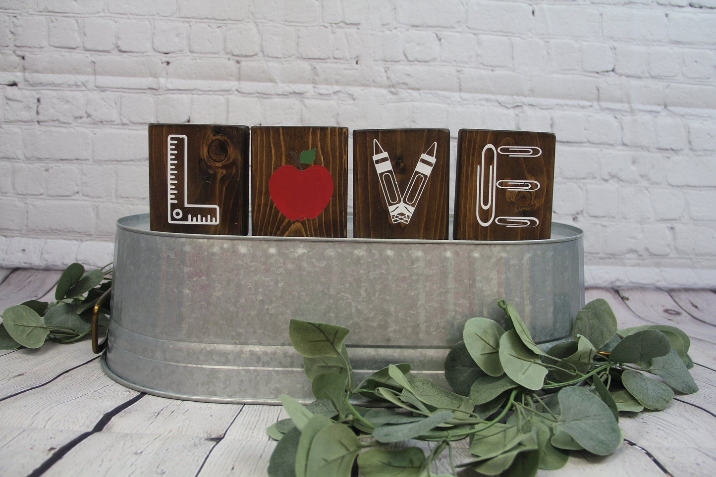 Teacher Blocks | Teacher Gift | Teacher Appreciation Day | Classroom Decor