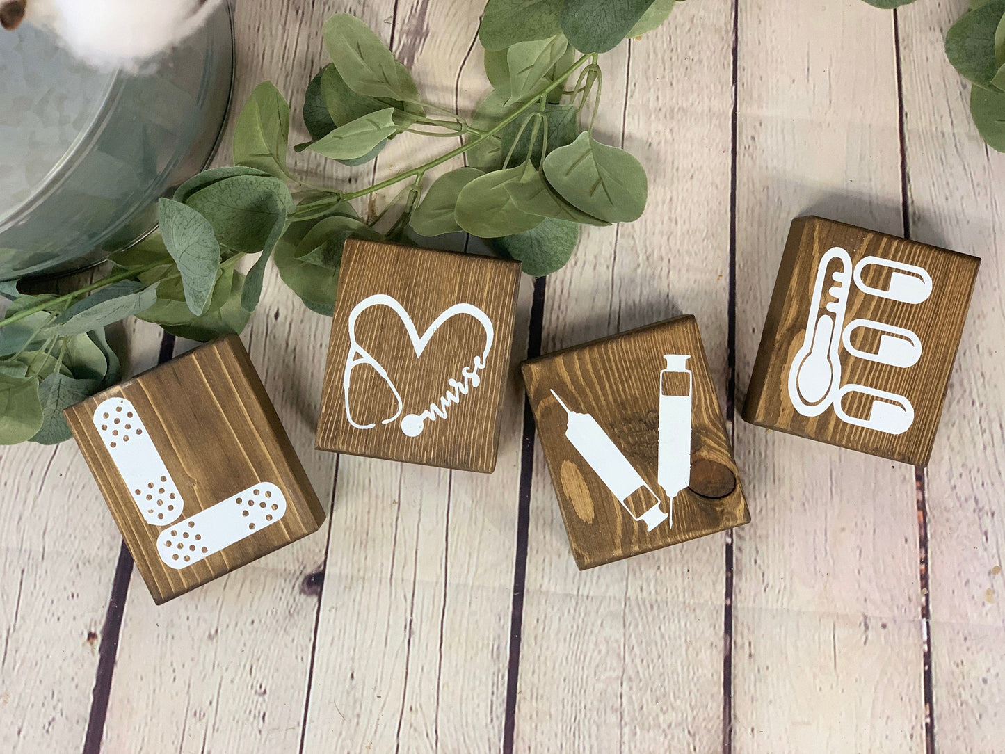 3D Nurse Love Blocks | Nurse Gift | Nurse Appreciation Day | Medical Office Decor