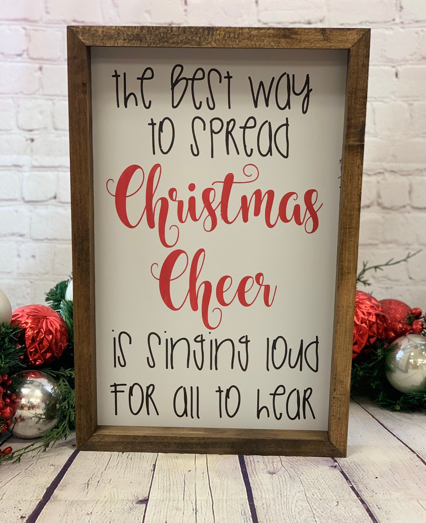 The Best Way to Spread Christmas Cheer | Elf Movie Quotes | Elf Signs | Christmas Decor | Christmas Signs