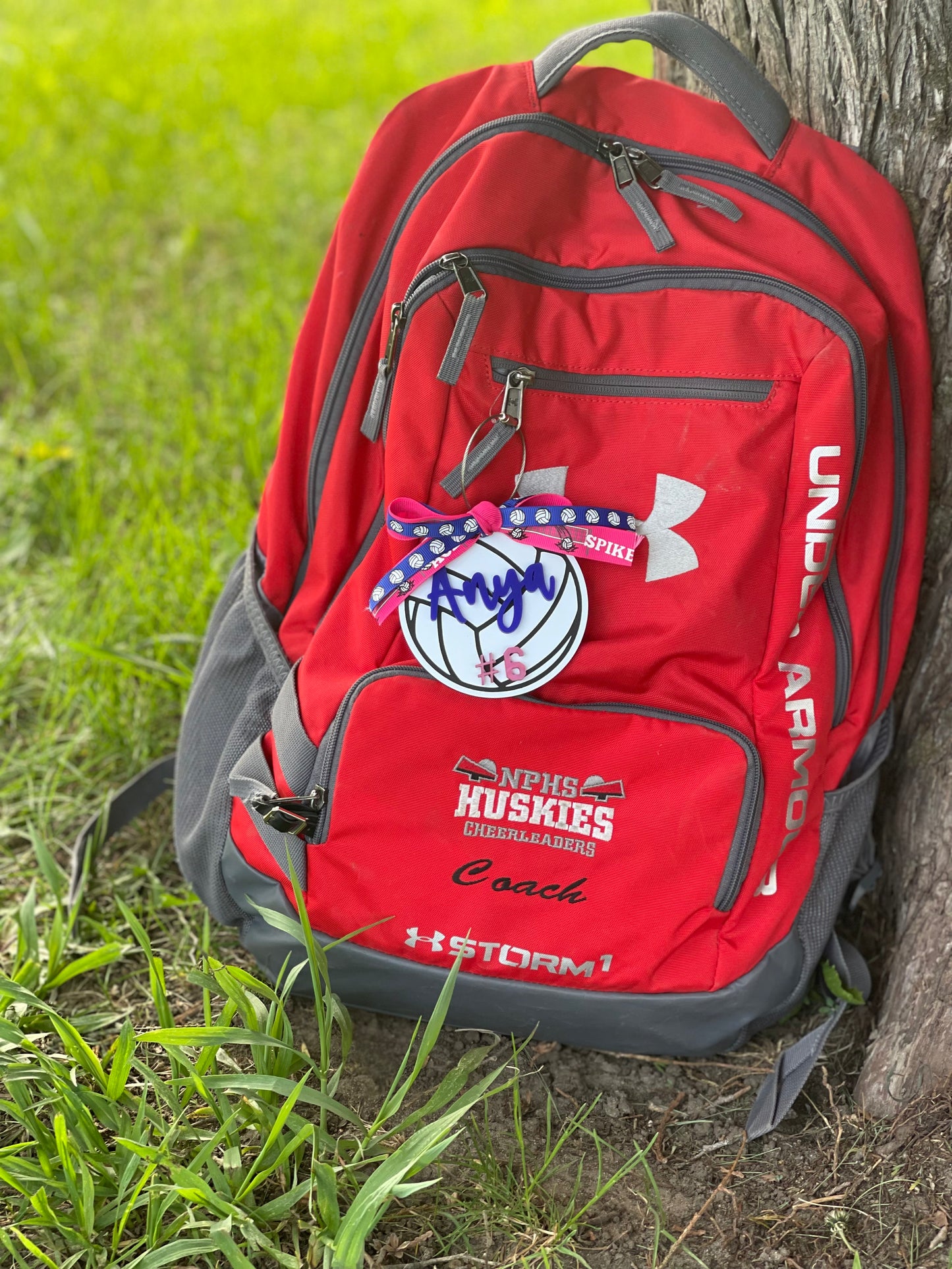 Personalized Volleyball Bag Tag