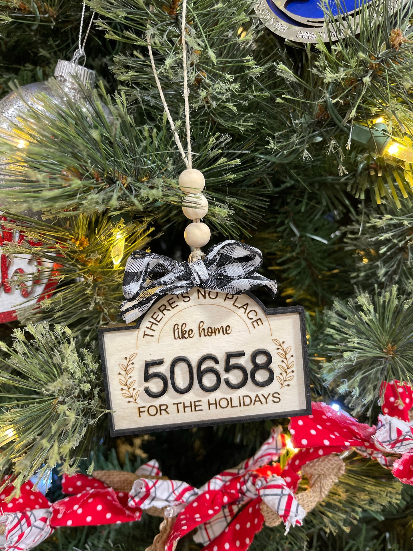 Zip Code Tree Ornament