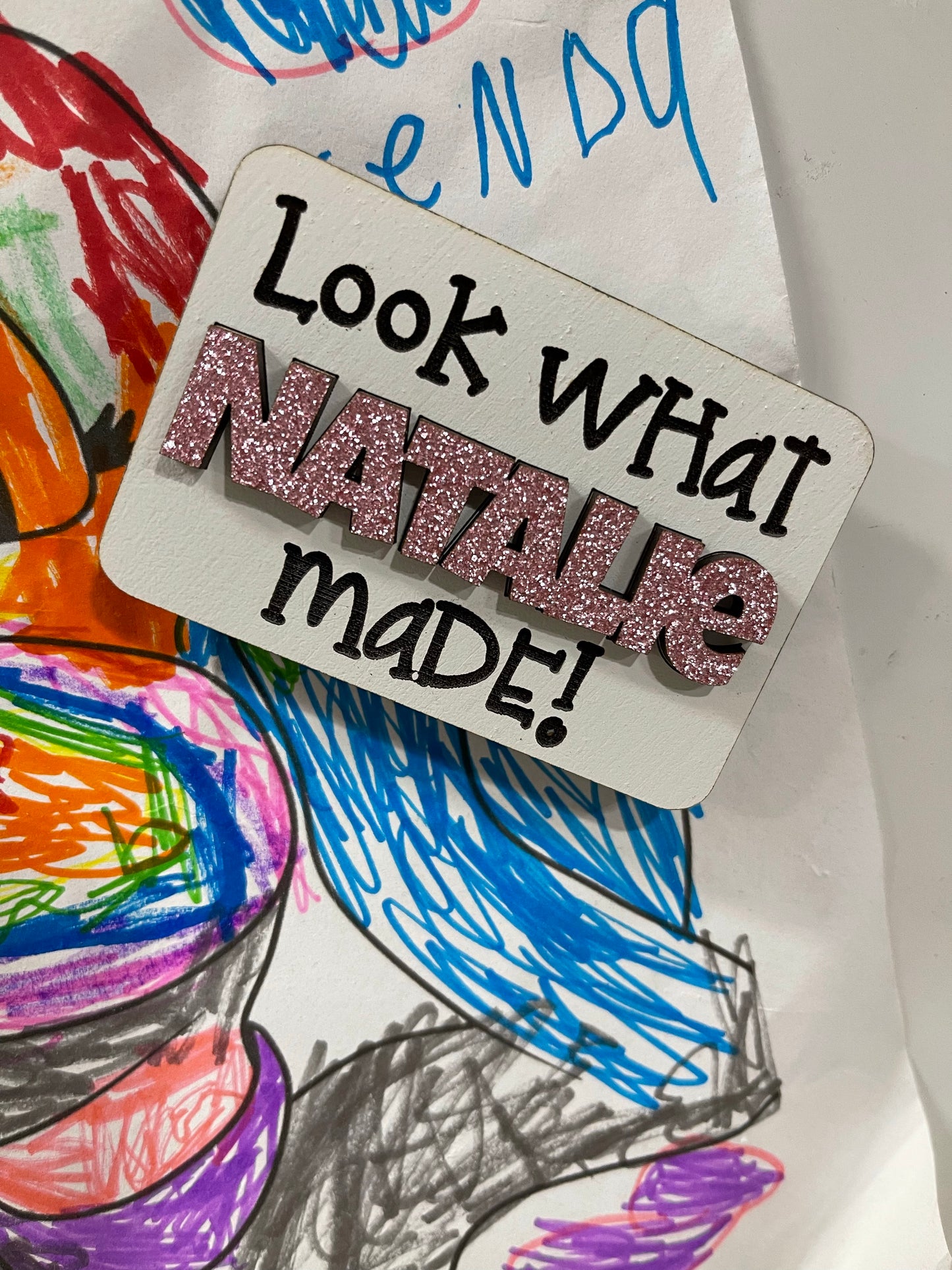 Set of 2 - Look What I Made Magnet