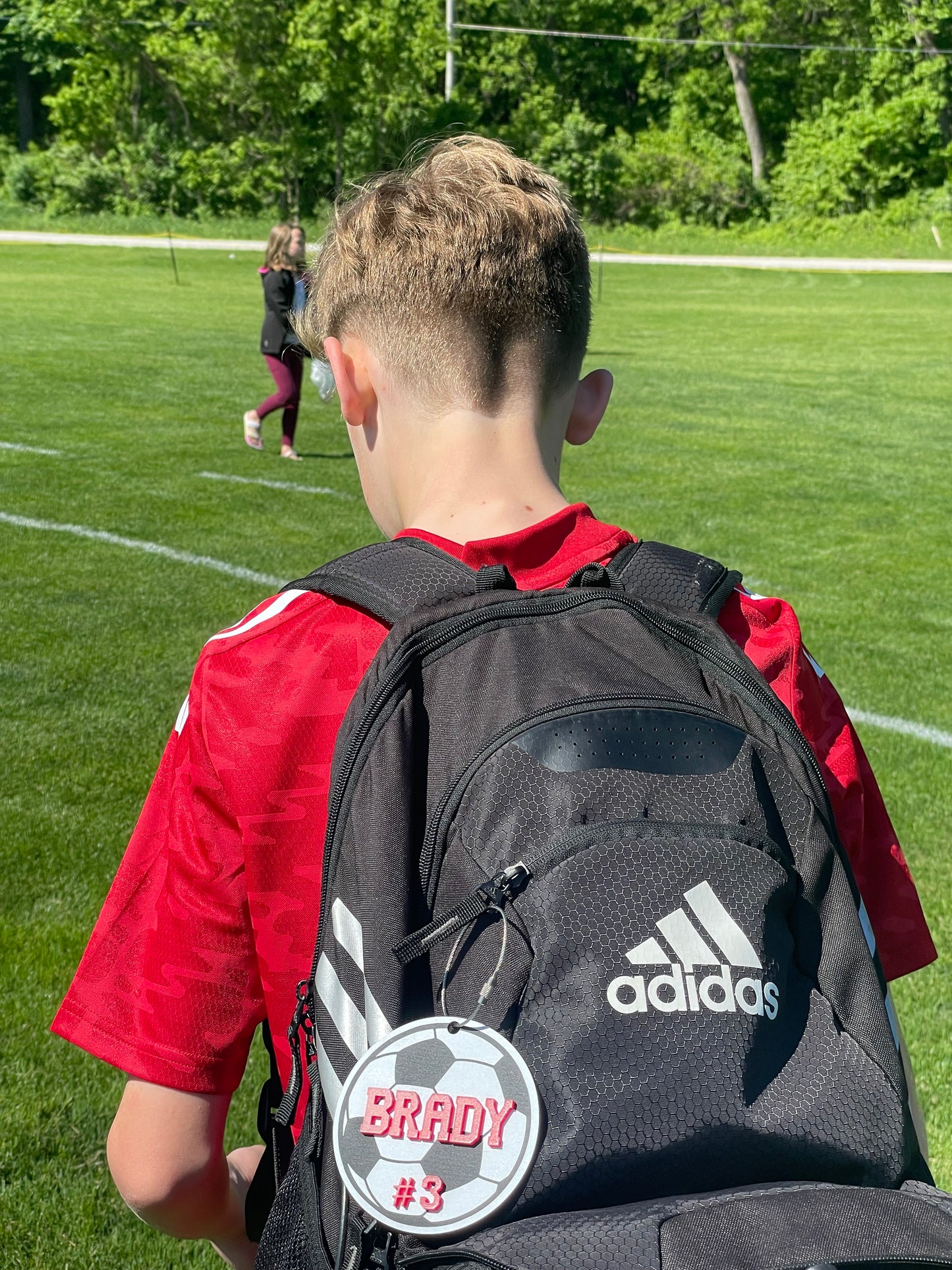 Personalized Soccer Bag Tag