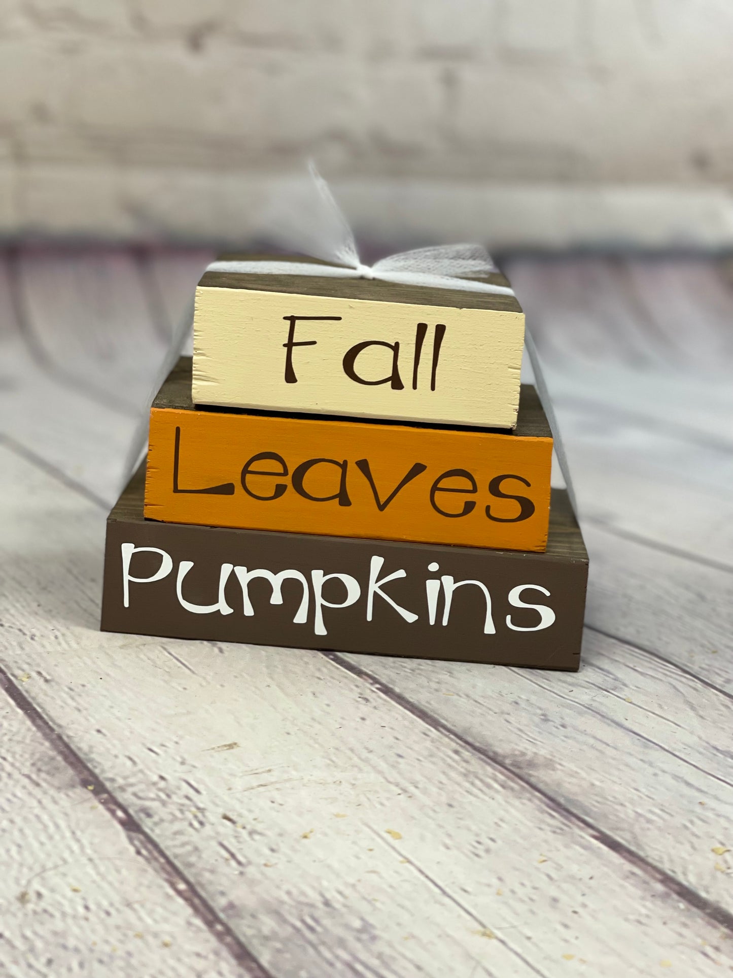 Fall Winter Reversible Stacker Blocks | Fall Decor | Winter Decor | Reversible Holiday Deocr | Fall Blocks | Winter Blocks