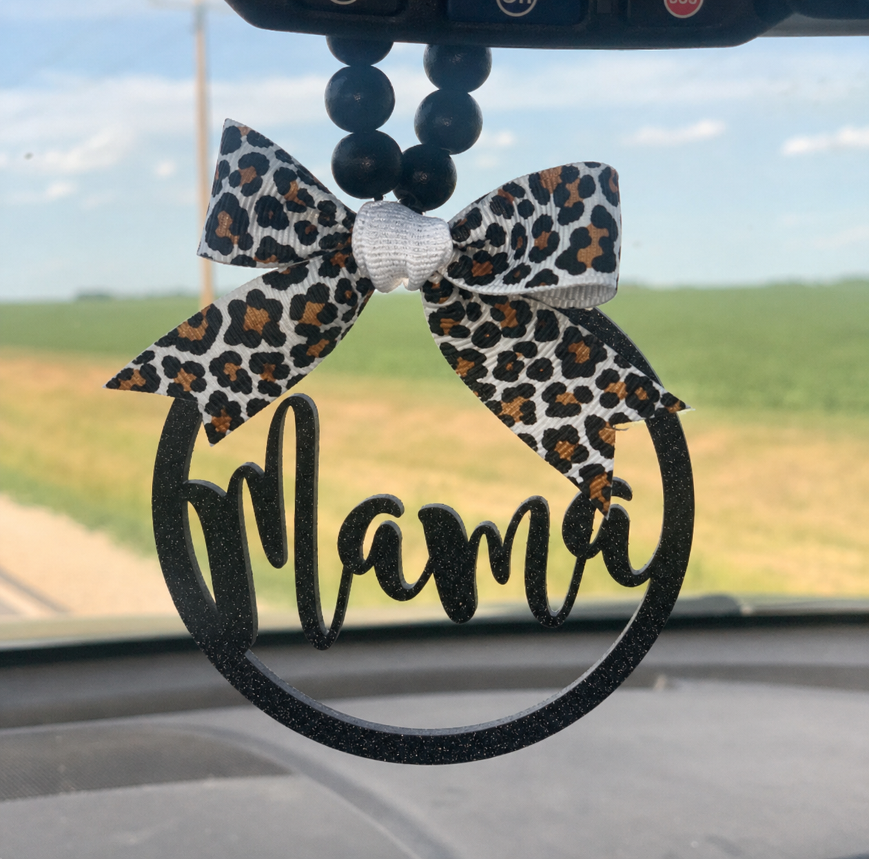 Mama Mirror Charm | Car Charm | Rear View Mirror Charm | New Driver Gift | Mom Gift | Car Charm