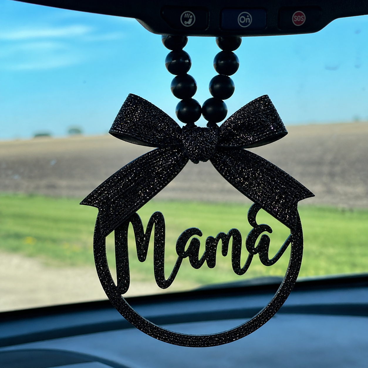 Mama Mirror Charm | Car Charm | Rear View Mirror Charm | New Driver Gift | Mom Gift | Car Charm
