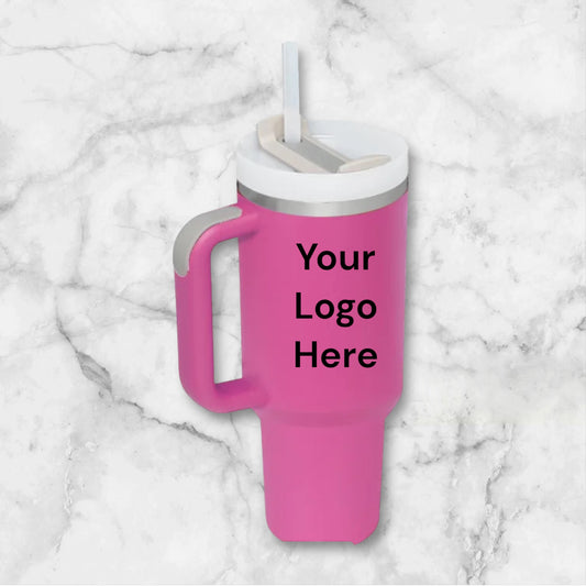 Custom logo or design Engraved Tumbler | 40 Ounce Tumbler | Custom Water Bottle | Personalized Gift | Teen Gift | New Mom Gift