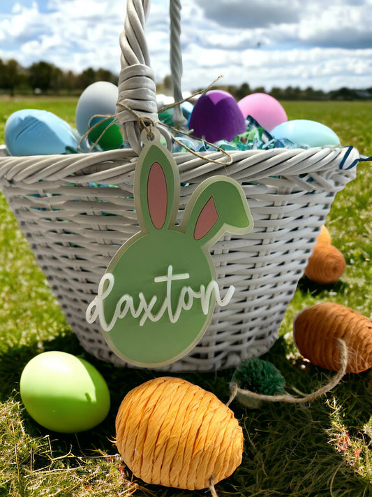 Personalized Easter Basket Tag | Easter Basket Name Tag | Easter Basket Stuffer | Personalized Easter Gift Tag | Custom Easter Tag