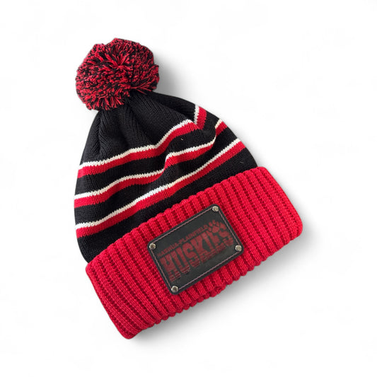 Nashua-Plainfield Huskies Pom Beanie
