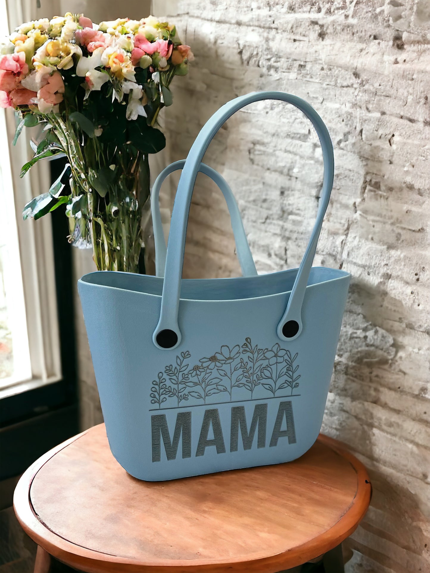 Mama Tote Bag | Personalized Grandparent Gift | Personalized Mothers Day Gift | Personalized Tote Bag | Personalized Beach Bag