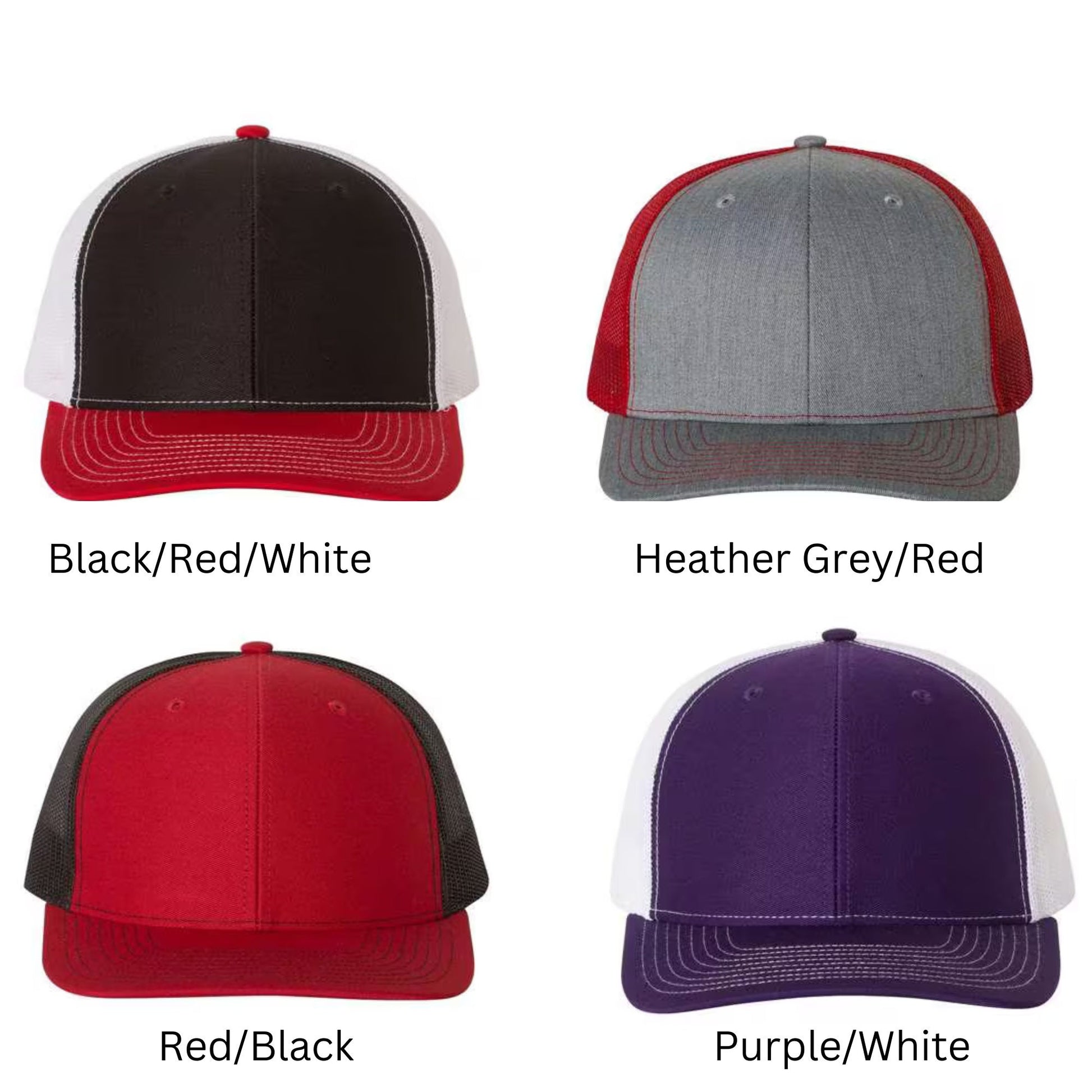 Personalized {Richardson 112} Leather Patch Hat | Fathers Day Gift | Child’s Names Hat | Personalzied Grandpa Gift