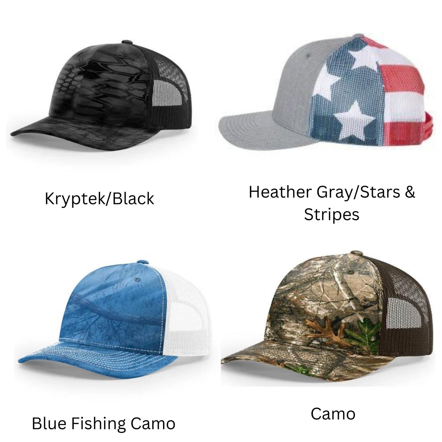 Personalized {Richardson 112} Leather Patch Hat | Fathers Day Gift | Child’s Names Hat | Personalzied Grandpa Gift