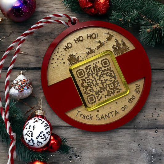 Santa Tracking Ornaments | Christmas Tree Ornament | Santa Tracker| Interactive Ornament | Kids Christmas Tree Ornament