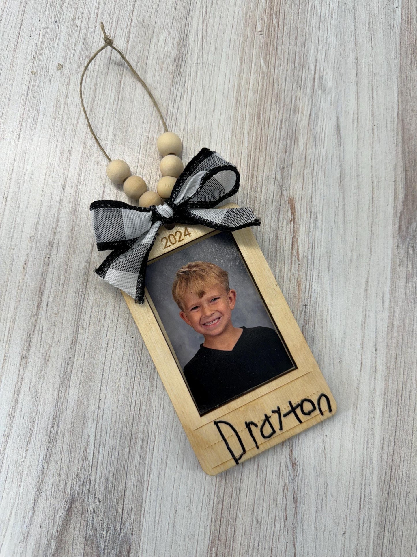 Child's Keepsake Christmas Ornament | Personalized Keepsake Ornament | School Year Ornament | Dated Ornament