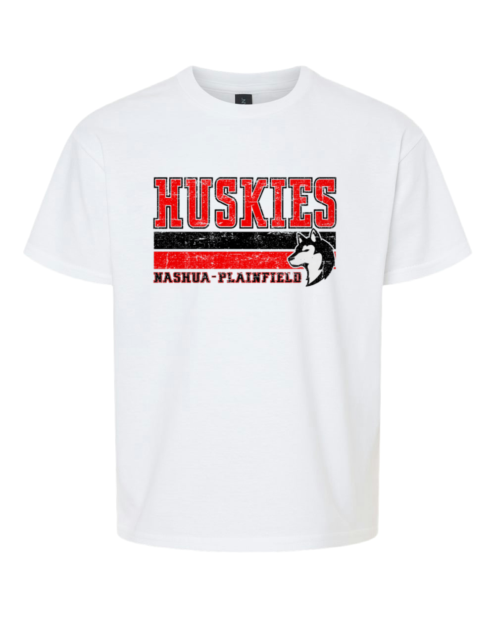Nashua-Plainfield Huskies Striped Tee – Adult & Youth Sizes