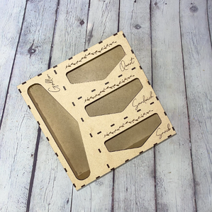 Wooden Baggie Organizer | Baggie Drawer Organizer | Storage Bag Organizer  | Kitchen Drawer Organizer | Sandwich Bag Organizer