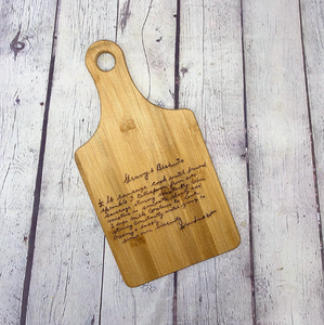 Personalized Engraved Recipe Cutting Board | Family Recipe Cutting Board | Family Recipe Memorial Gift | Grandmothers Recipe | Mother's Day