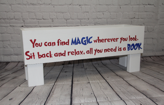 You Can Find Magic Dr. Suess Book Bin | Children's Book Box | Children's Bookcase | Nursery Book Storage | Nursery Decor | Baby Shower Gift