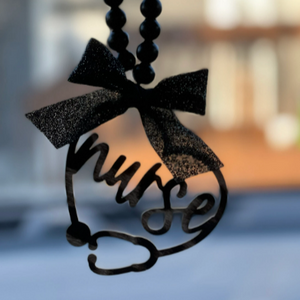 Nurse Mirror Charm | Car Charm | Rear View Mirror Charm | New Driver Gift | Nurse Gift | Car Charm
