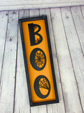 Boo Halloween Farmhouse Sign | Fall Decor | Fall Sign | Halloween 3D Sign | Halloween Decor | Halloween Sign