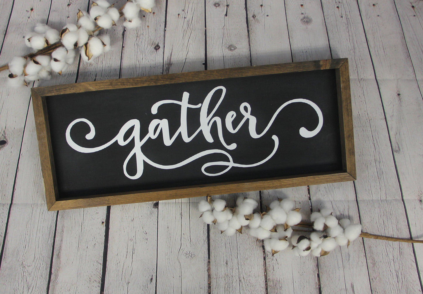 Gather Sign | Farmhouse Sign | Dining Room Sign