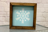 Snowflake Farmhouse Mini Sign | Winter Decor | Snowflake Decor | Farmhouse Signs