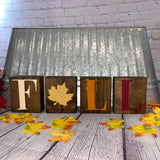 Fall Farmhouse Blocks | Fall Decor | Autumn Decor | Holiday Decor
