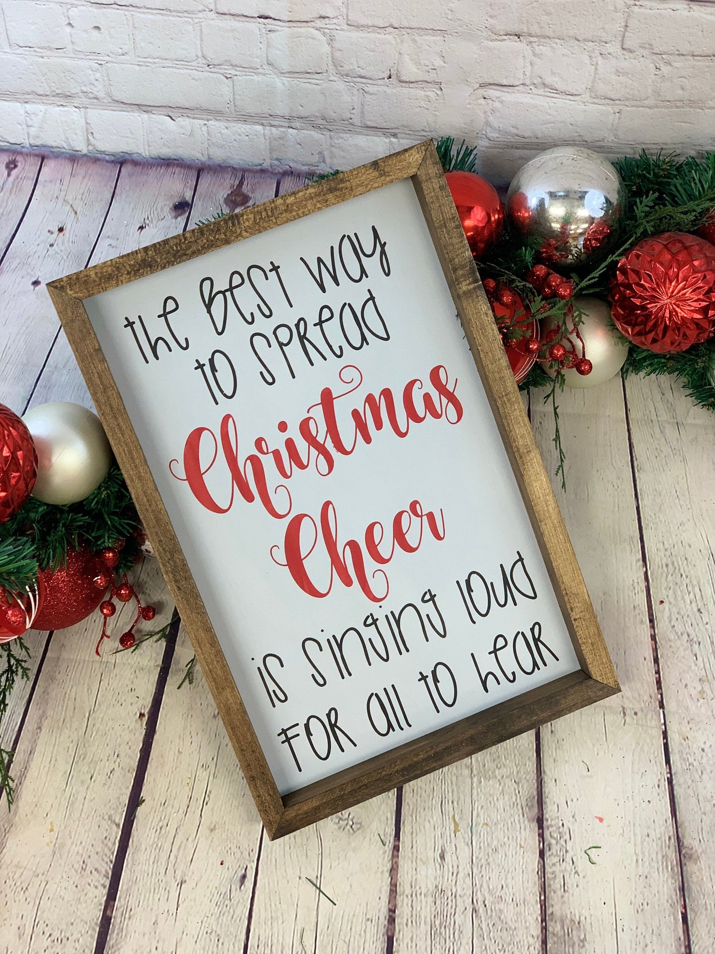 The Best Way to Spread Christmas Cheer | Elf Movie Quotes | Elf Signs | Christmas Decor | Christmas Signs