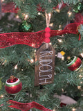 Reindeer Tag Ornaments | Christmas Tree Ornaments | Reindeer Name Ornaments | Wood Tag Ornaments