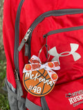 Personalized Basketball Bag Tag