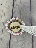 Baseball Beaded Wristlet