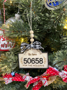 Zip Code Tree Ornament