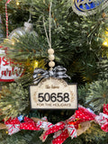 Zip Code Tree Ornament