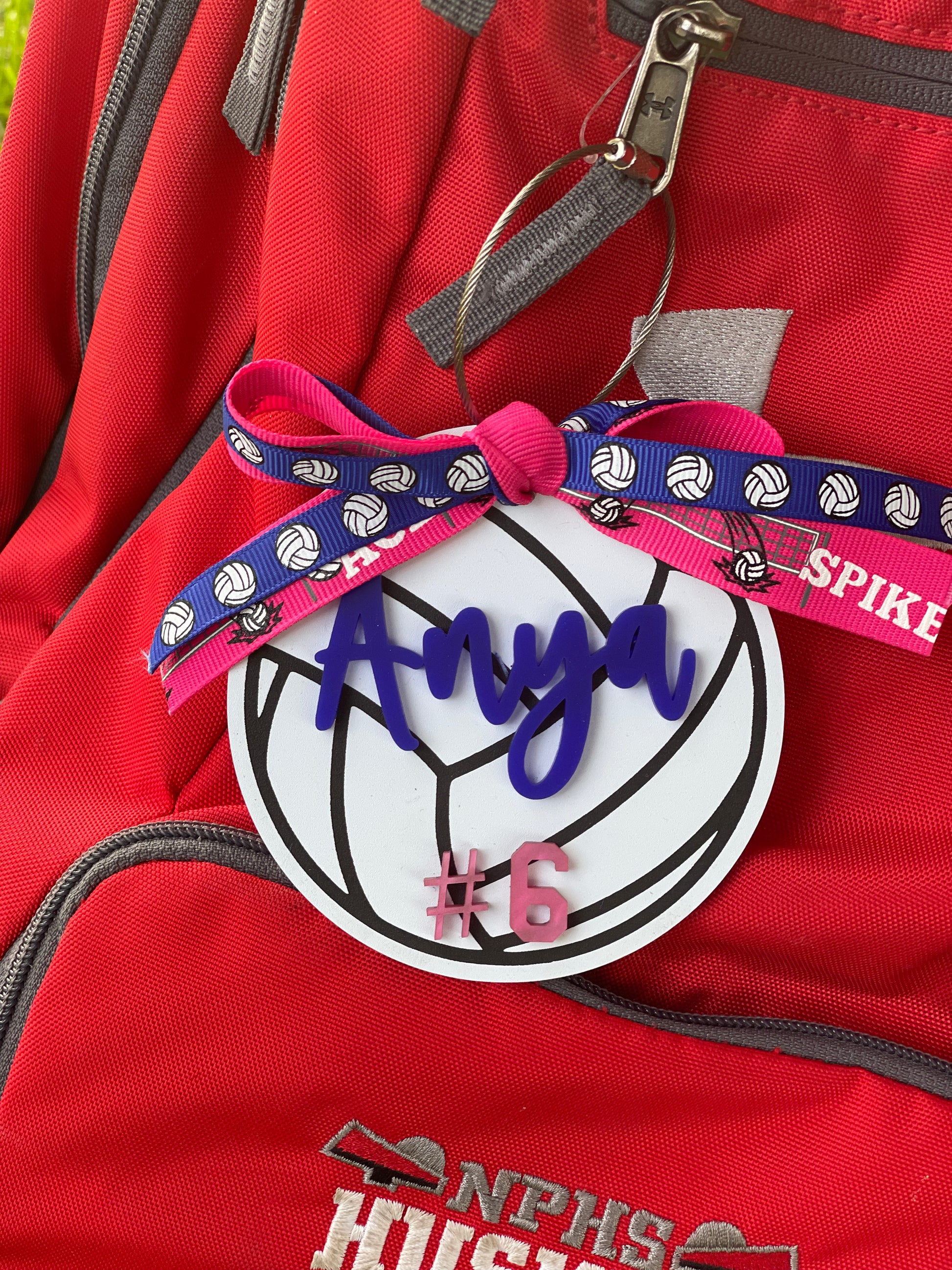 Personalized volleyball bag sale