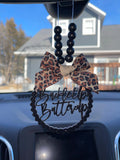 Buckle Up Buttercup Mirror Charm | Car Charm | Rear View Mirror Charm | New Driver Gift | Mom Gift | Car Charm